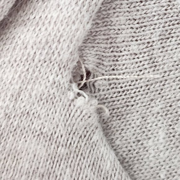 James Perse Soft Angora Blend Long Sleeve Open Cardigan Heather Grey Small / 1 - Picture 6 of 11